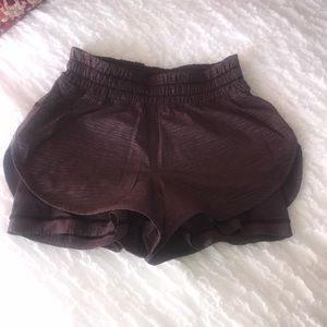 Brand new Lululemon shorts with built in tights !